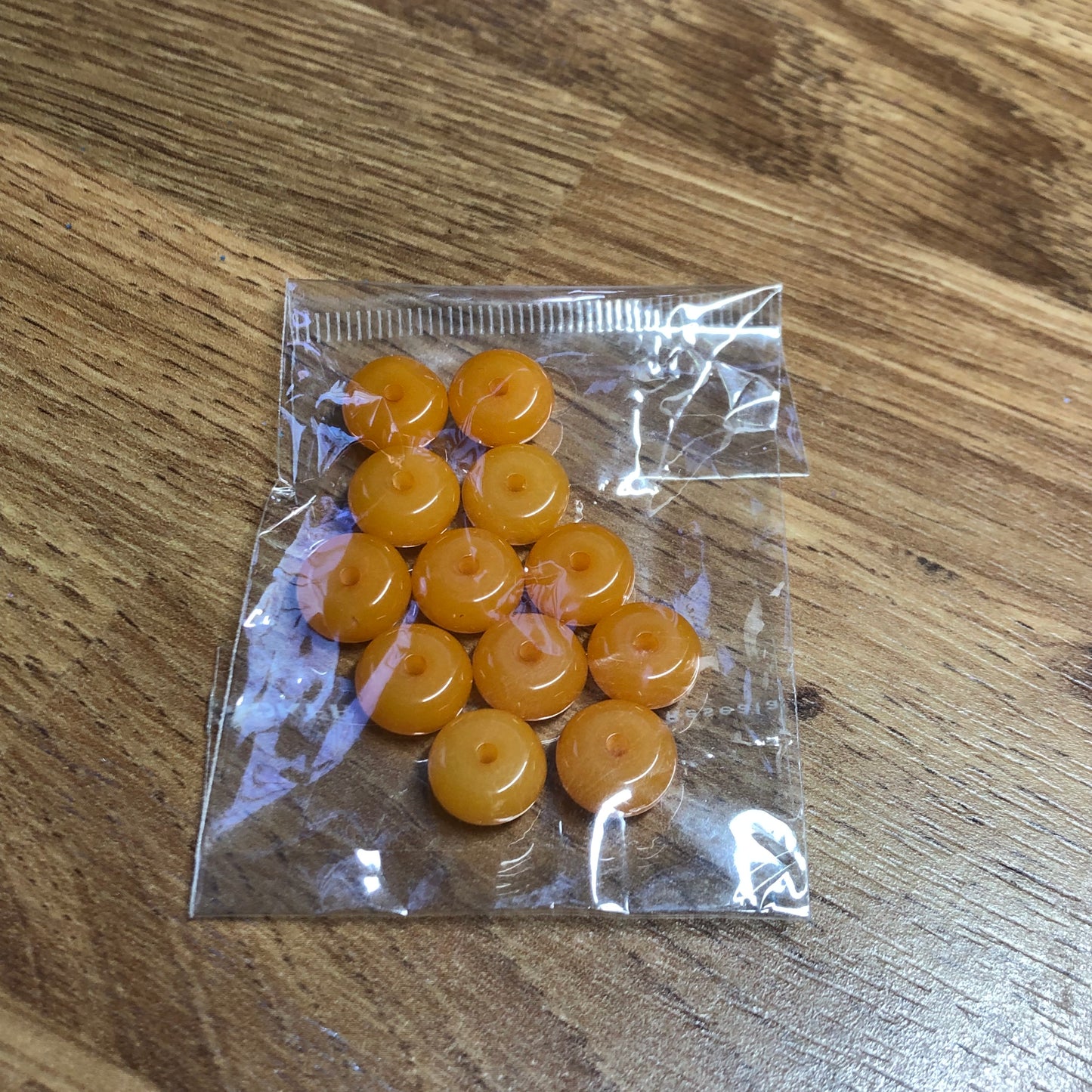 Orange bead and charm bundle pack 02