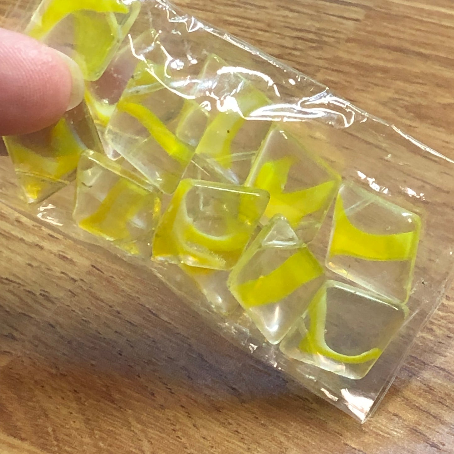 Yellow beads for jewellery making mixed pack with yoga charms