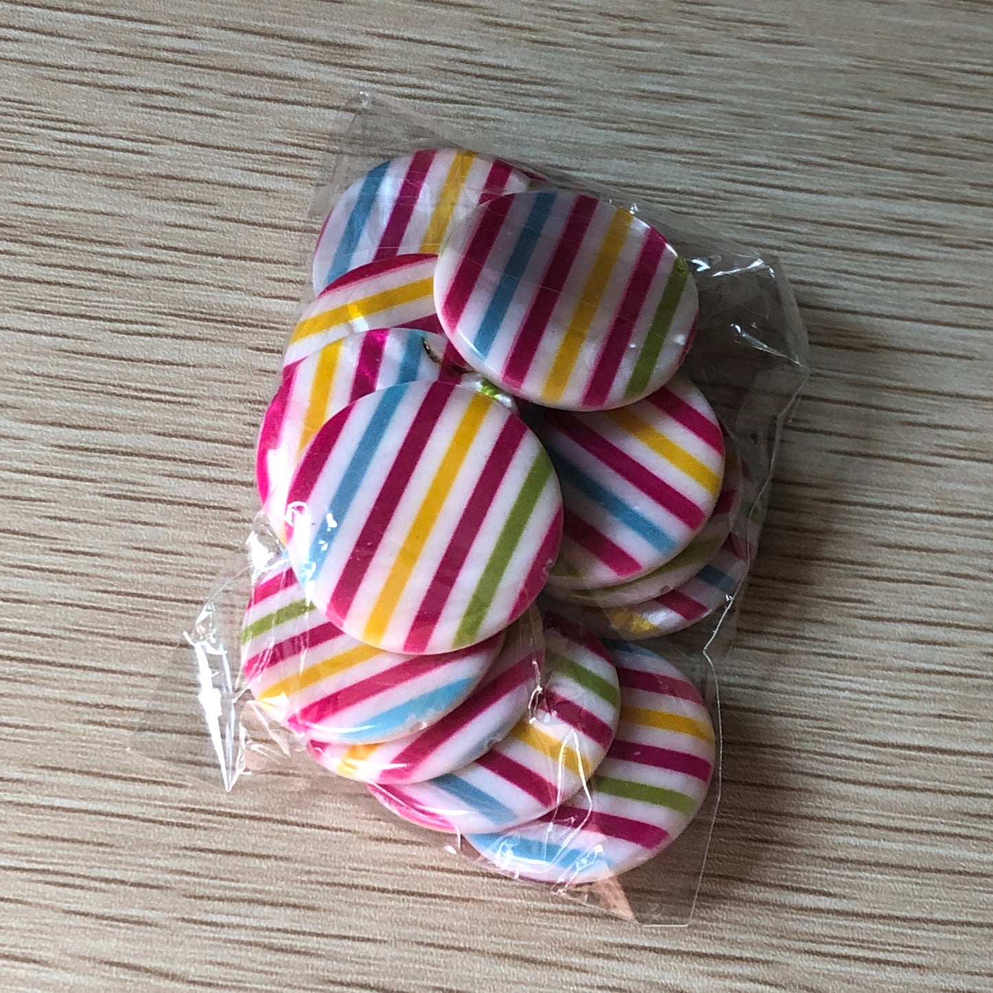 Bead and charm jewellery making bundle 10 with stripes and leaves