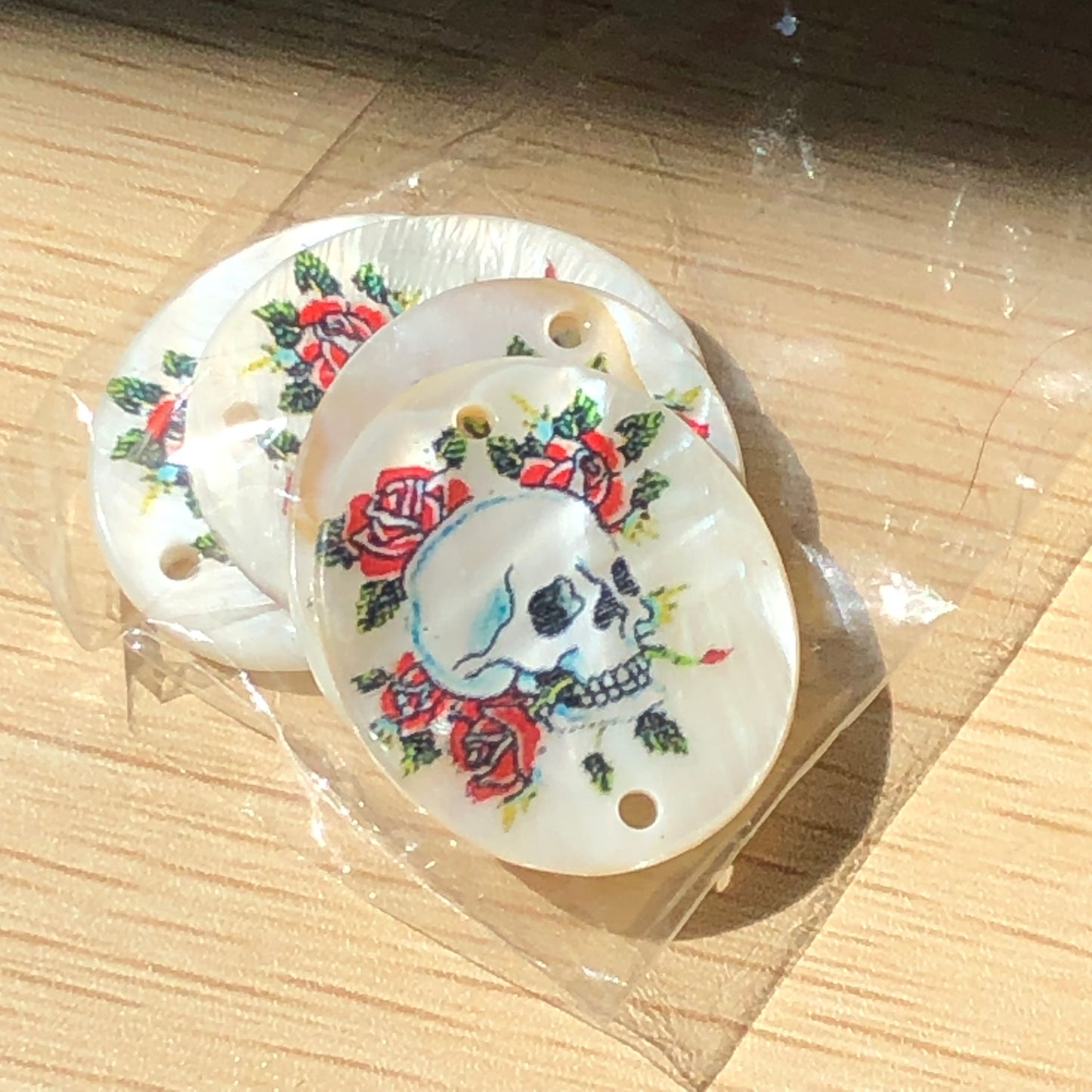 Bead and charm jewellery making bundle 09 with skulls