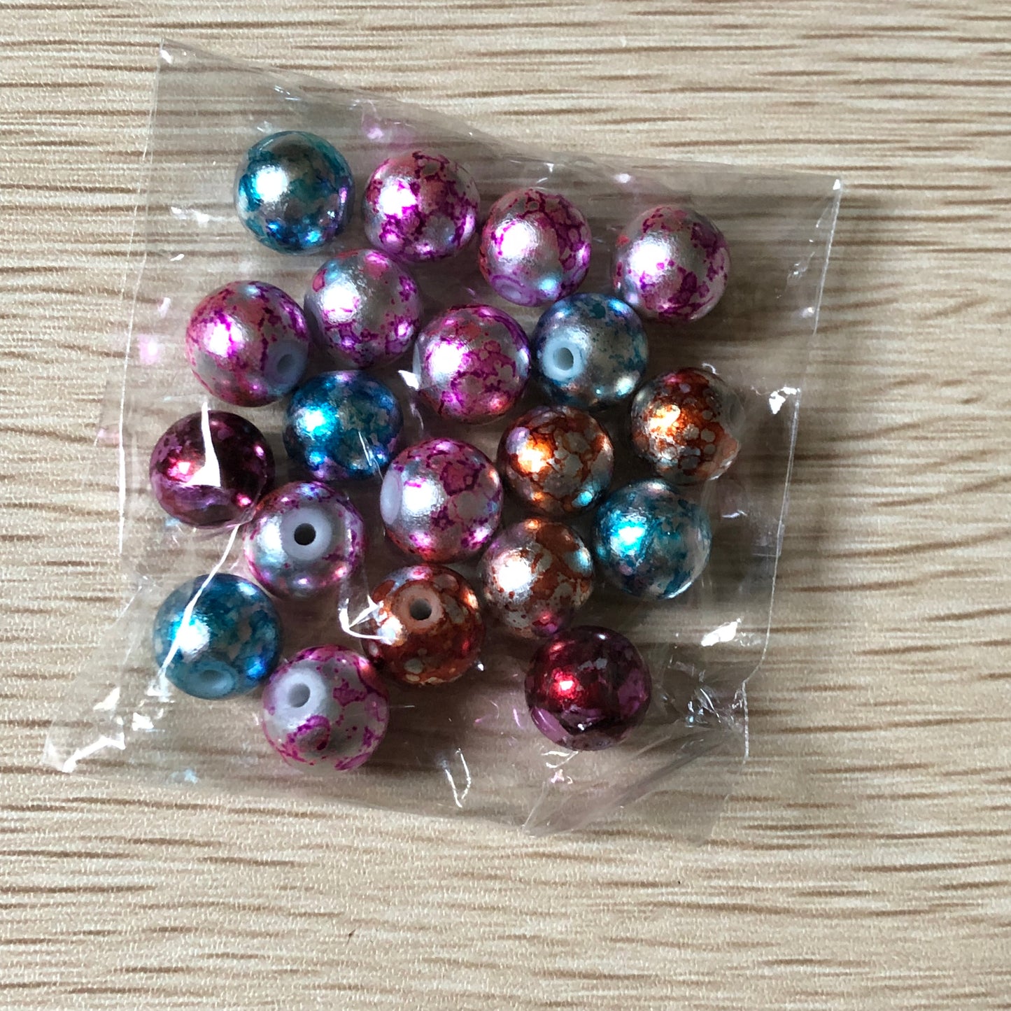 Bead and charm jewellery making bundle 05 butterflies and flowers