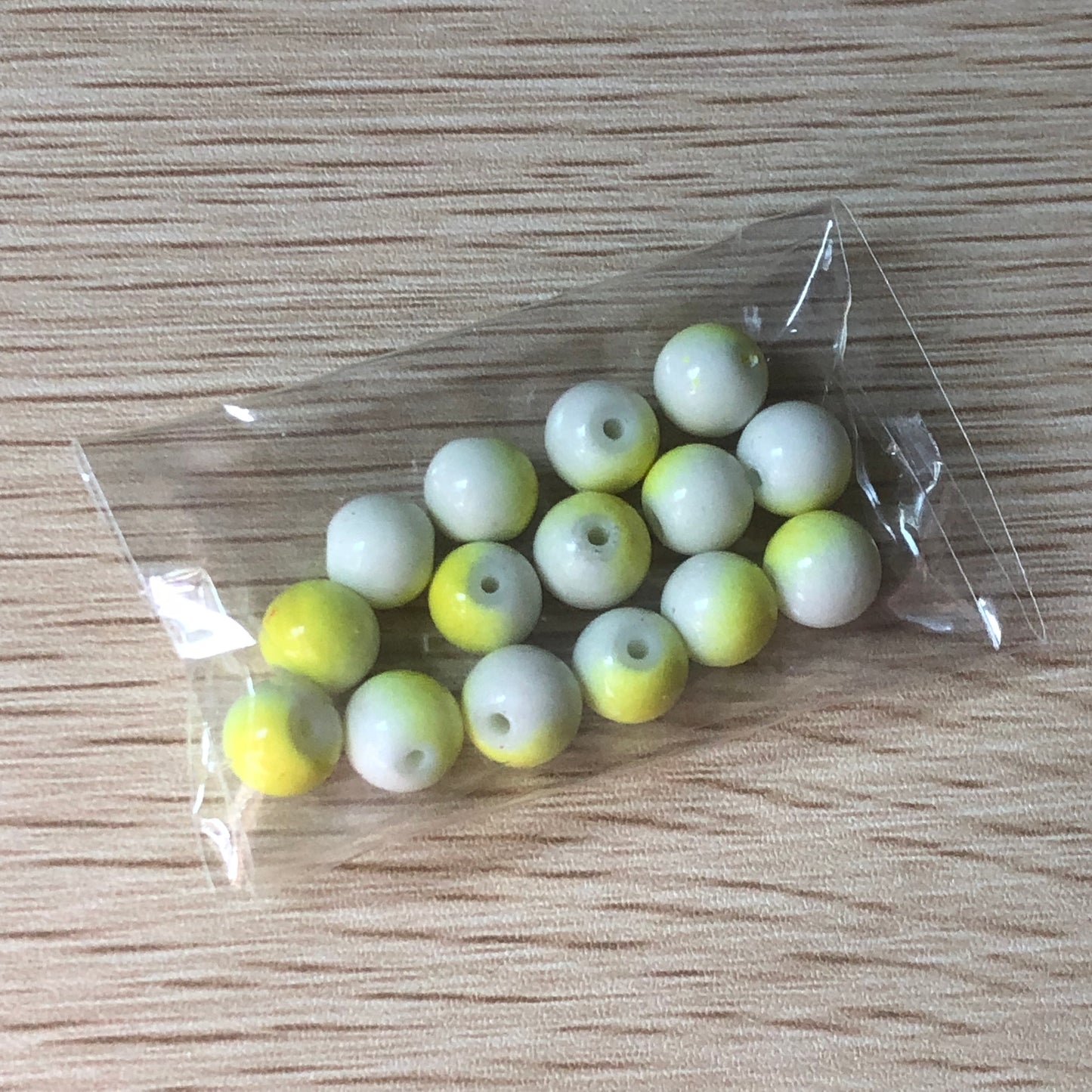 Bead and charm jewellery making bundle 10 with stripes and leaves