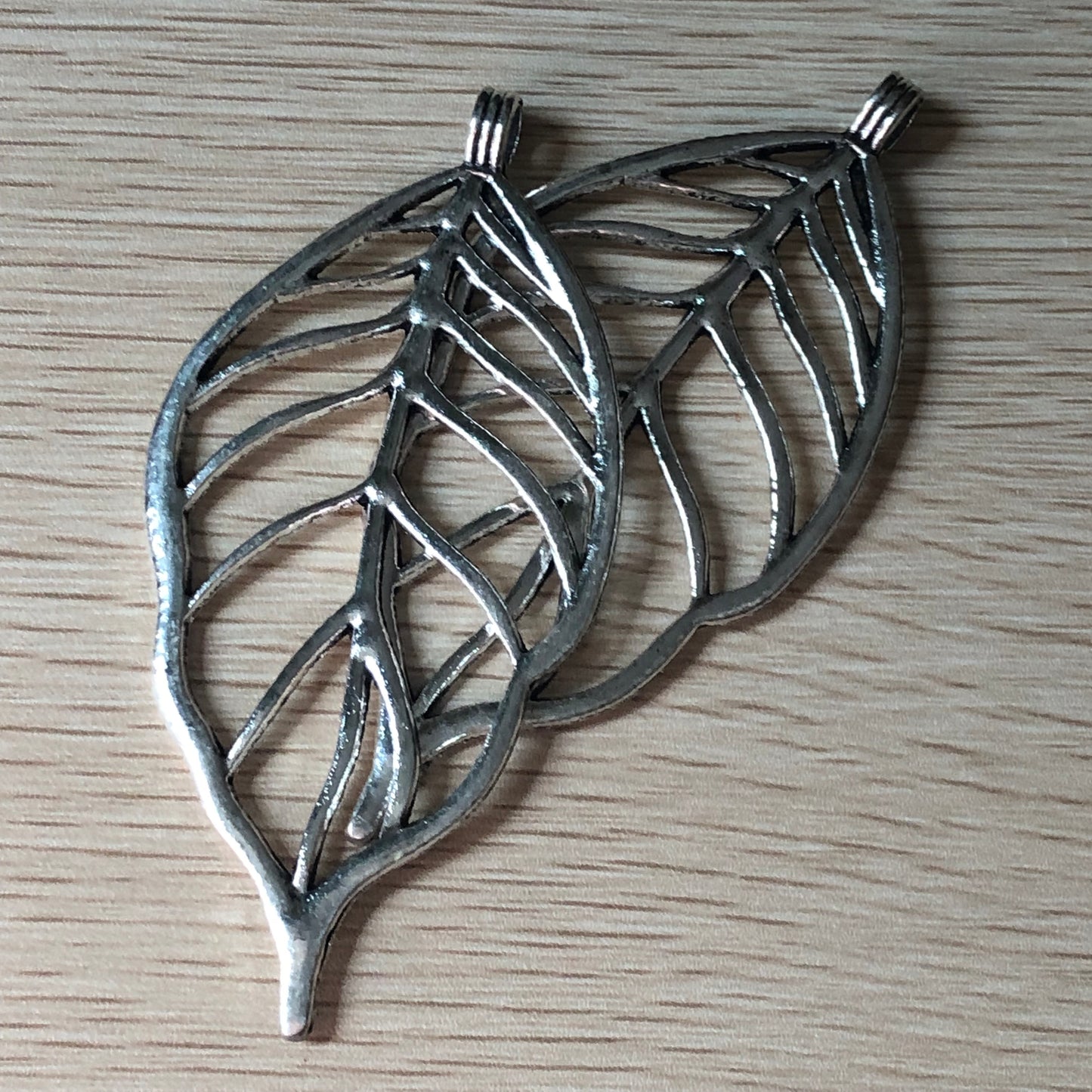 Bead and charm jewellery making bundle 10 with stripes and leaves