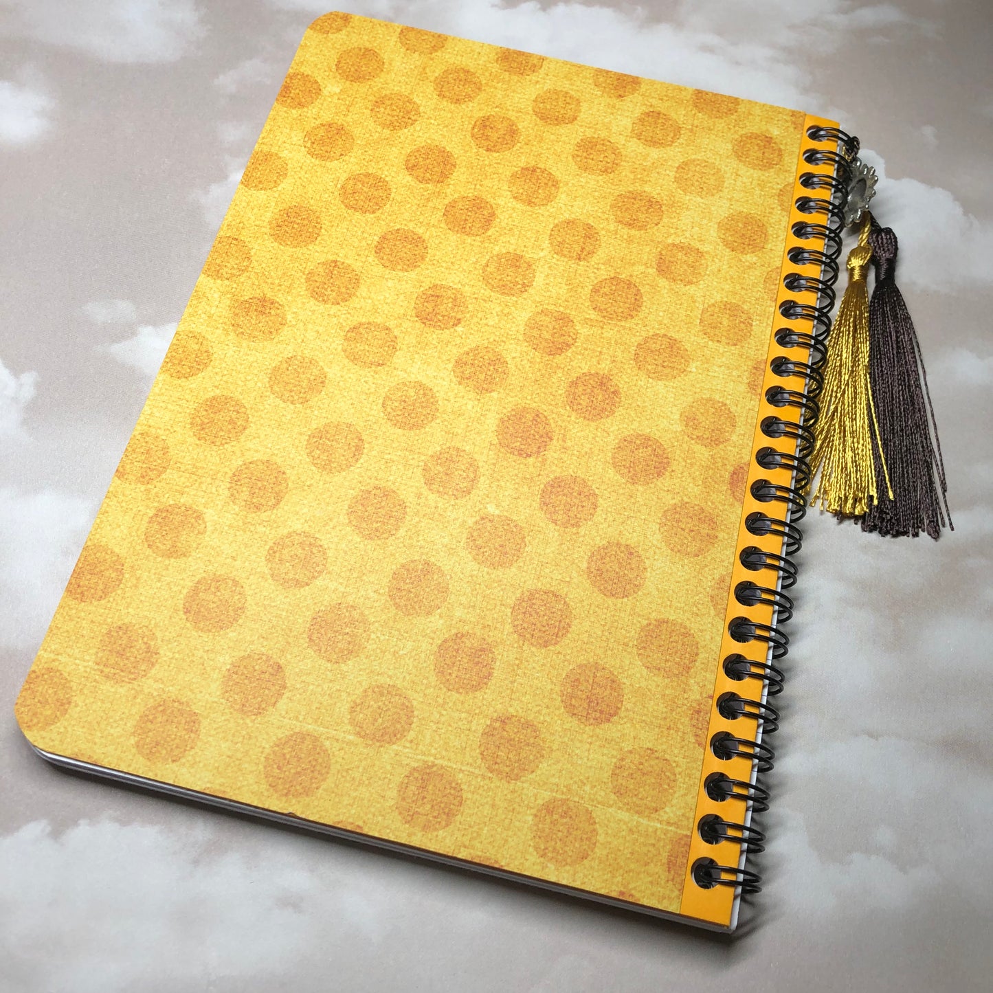 Hand decorated upcycled journal notebook - Ideas