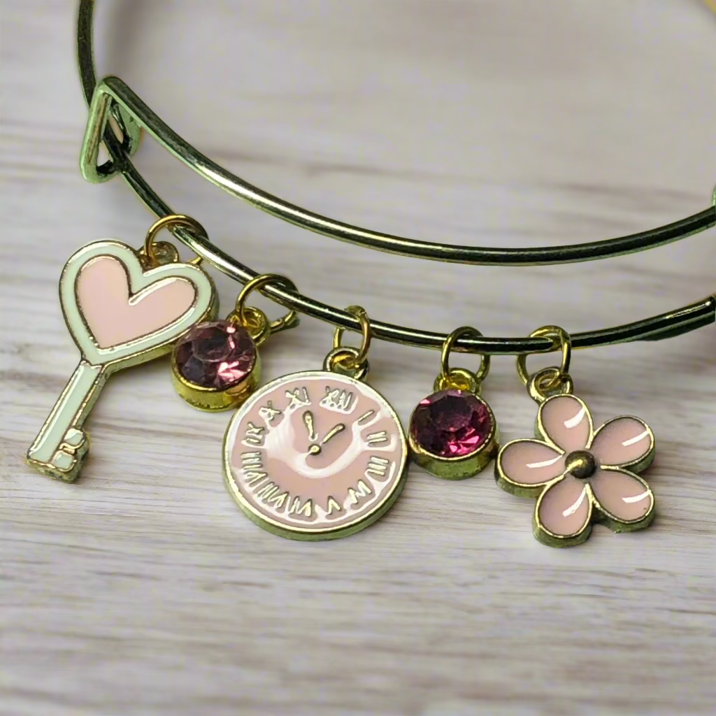 Pastel charm expandable bangle