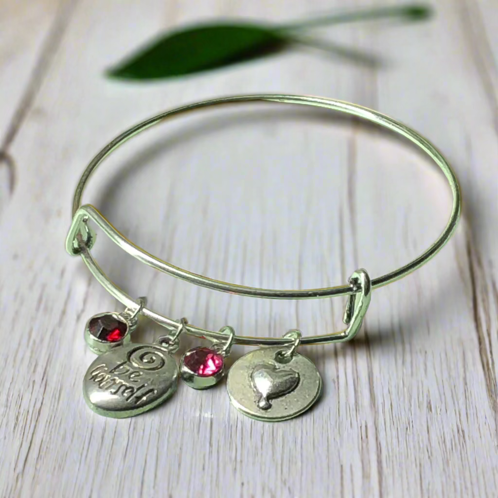 Be yourself Love expandable bangle