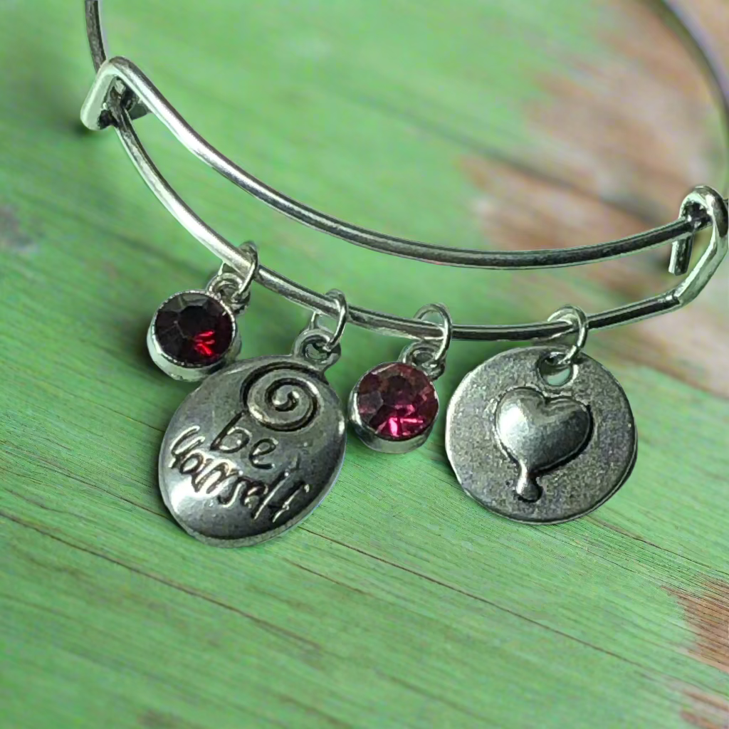 Be yourself Love expandable bangle