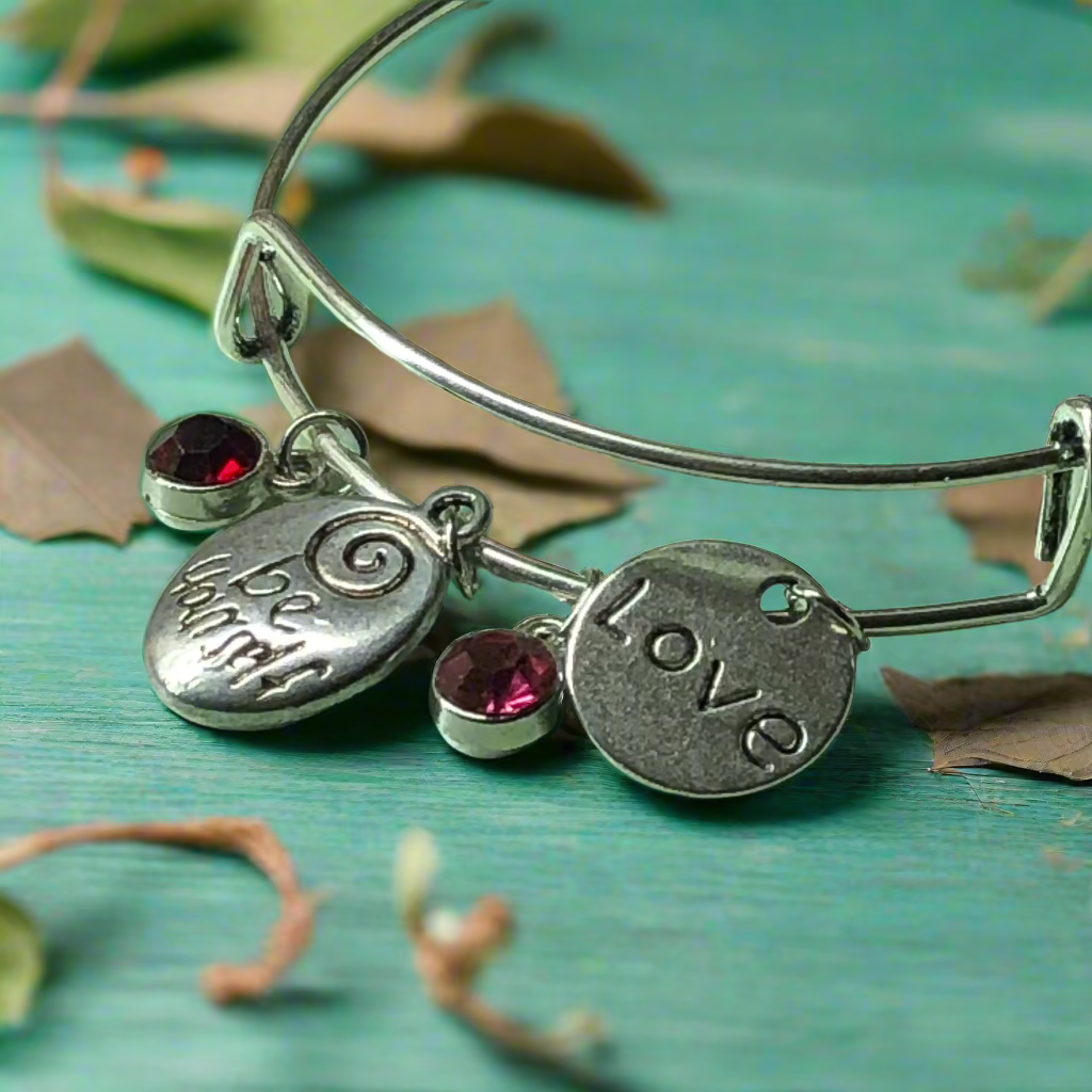 Be yourself Love expandable bangle