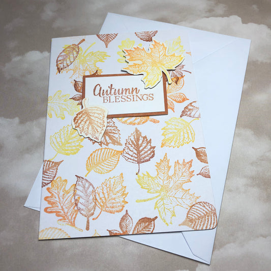 Autumn Blessings greeting card
