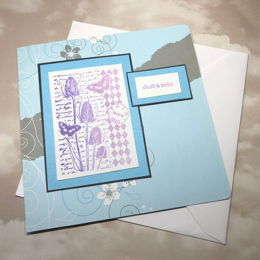 Blue Note Card greeting card