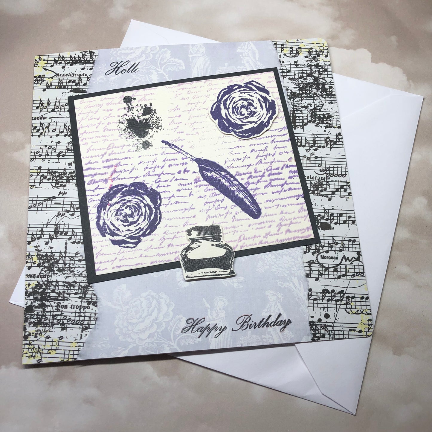 Happy Birthday creative handmade greeting card