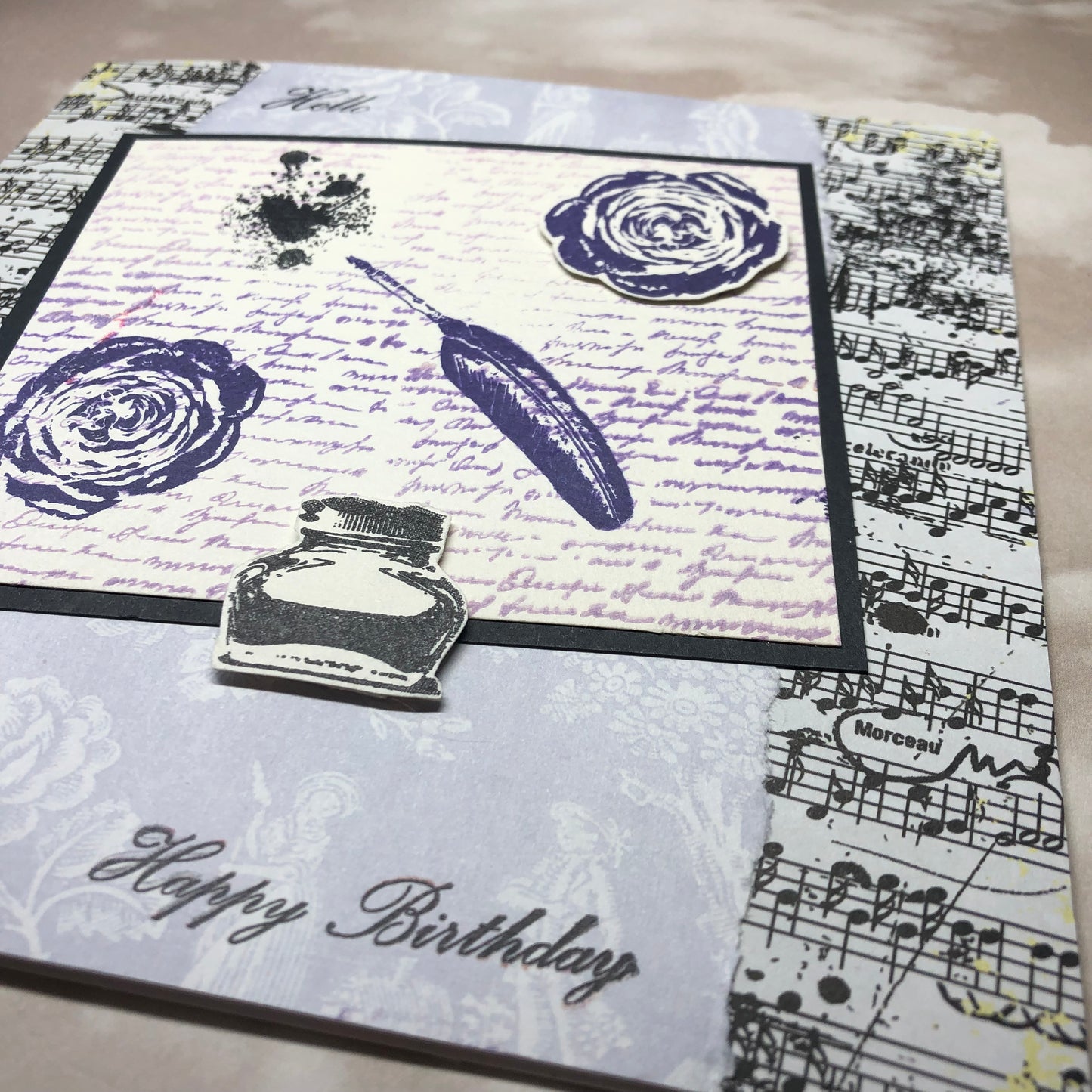 Happy Birthday creative handmade greeting card