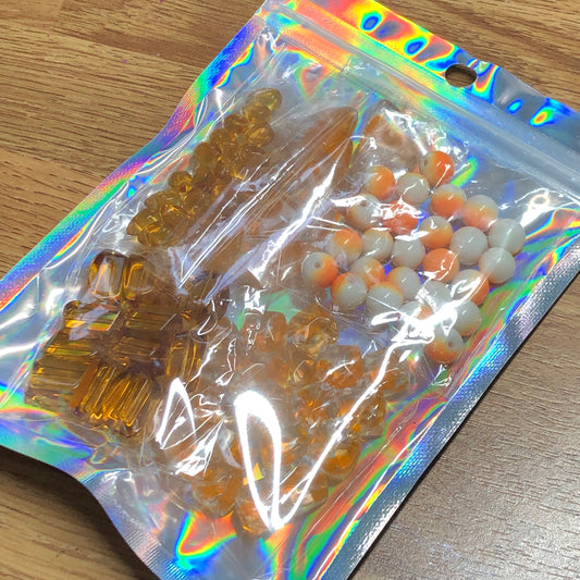 Orange bead bundle pack 01