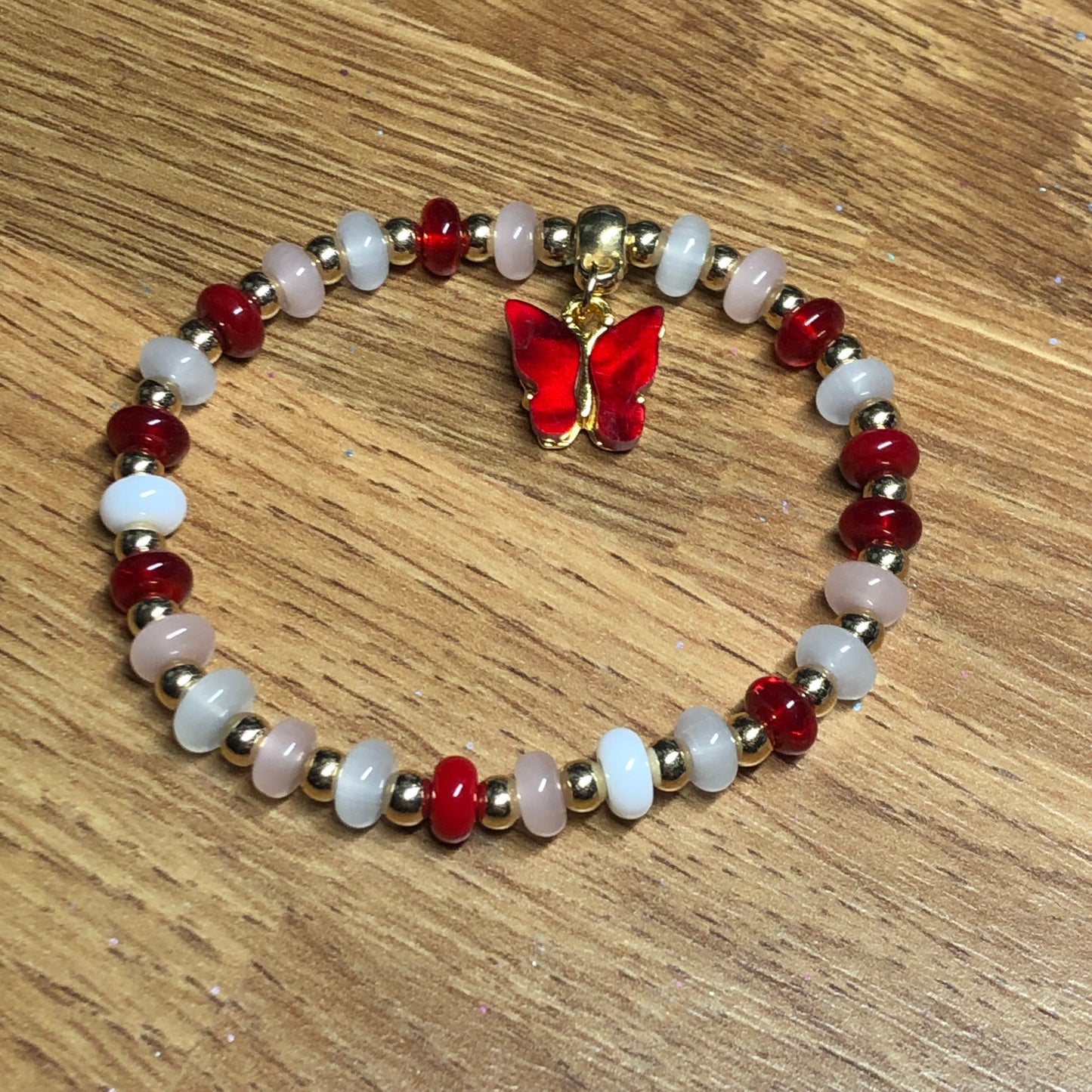 Vampira - Butterfly elasticated bracelet