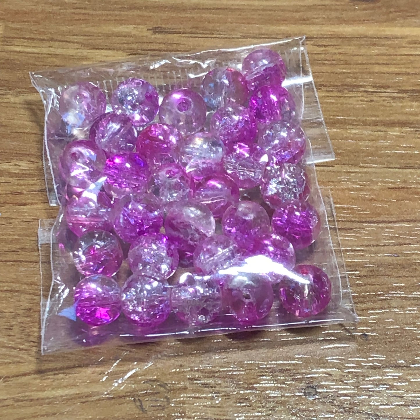 Romantic bead bundle pack 01 including pink beads and heart charms