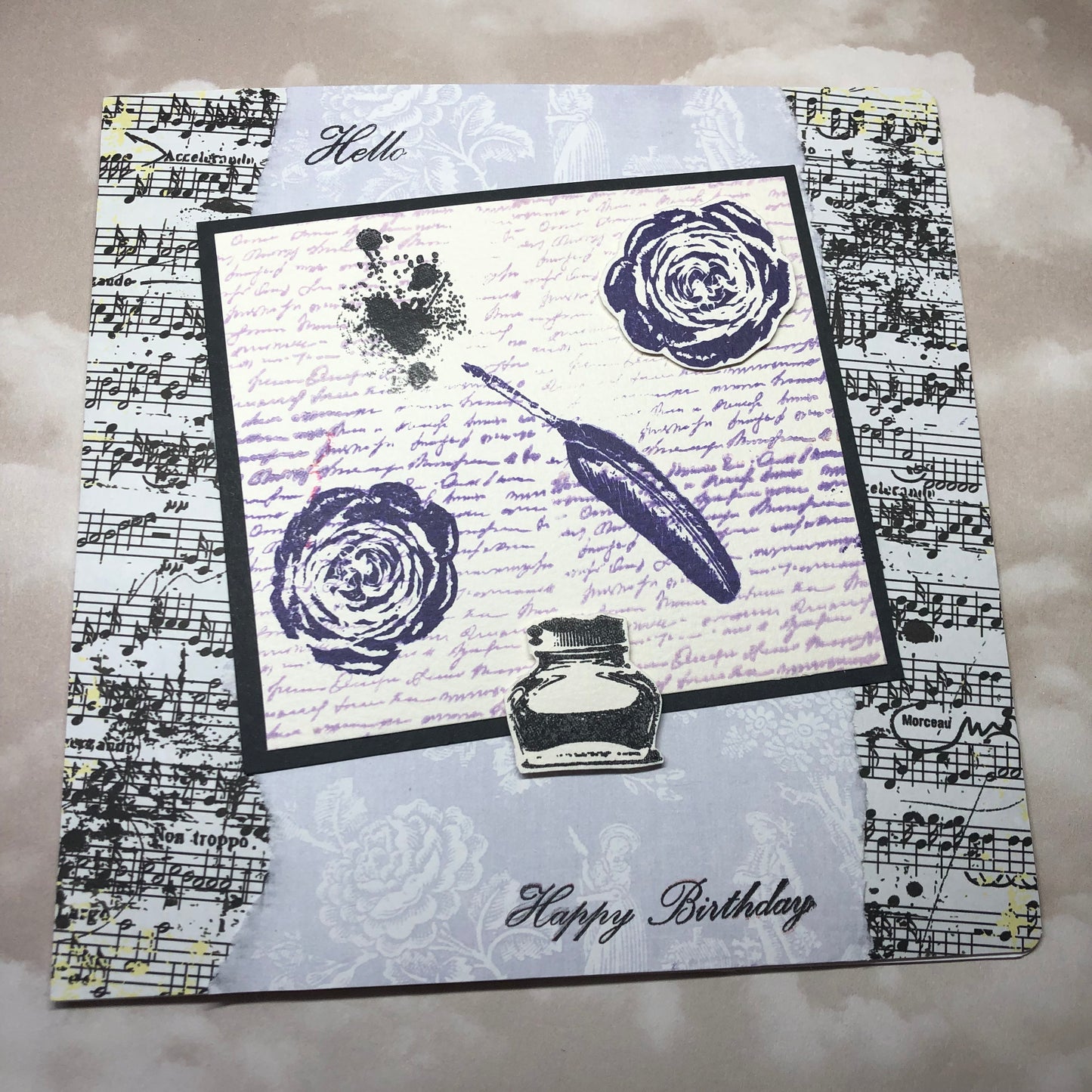 Happy Birthday creative handmade greeting card