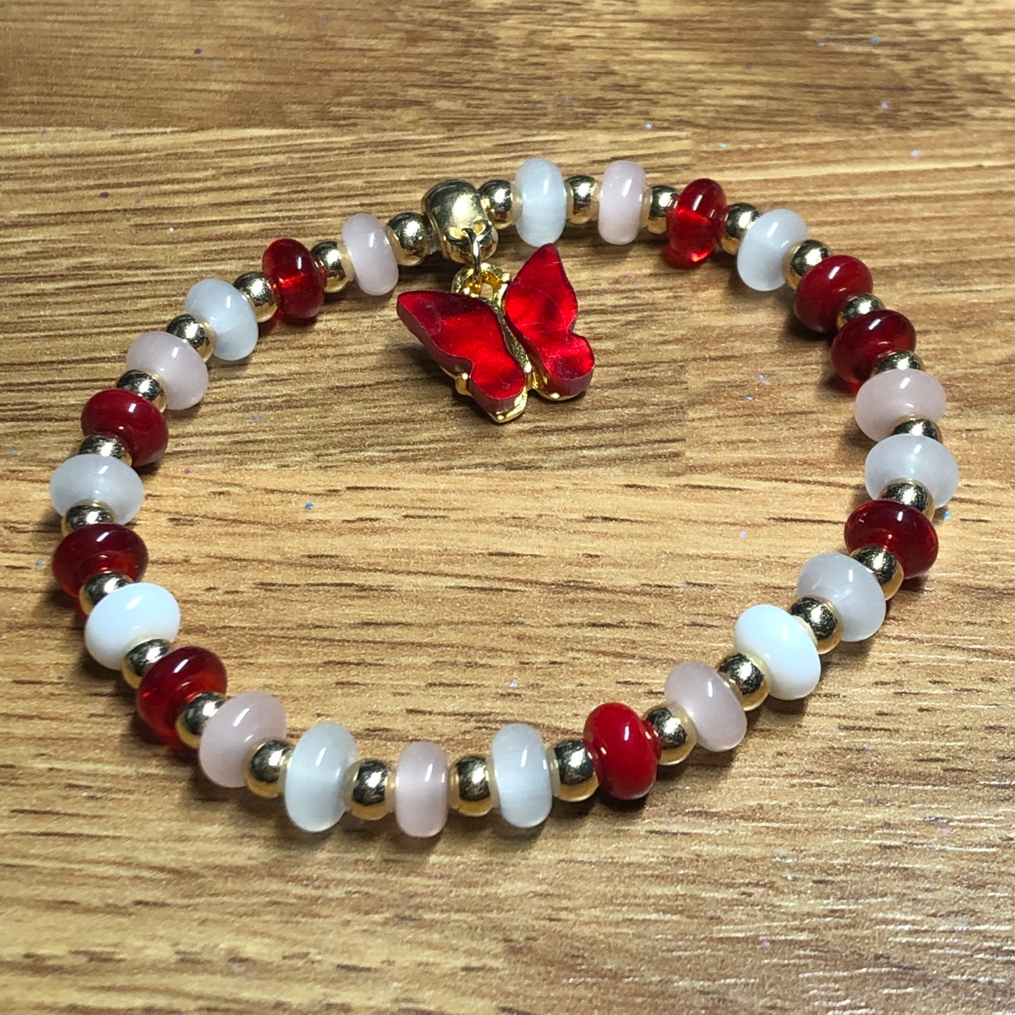 Vampira - Butterfly elasticated bracelet