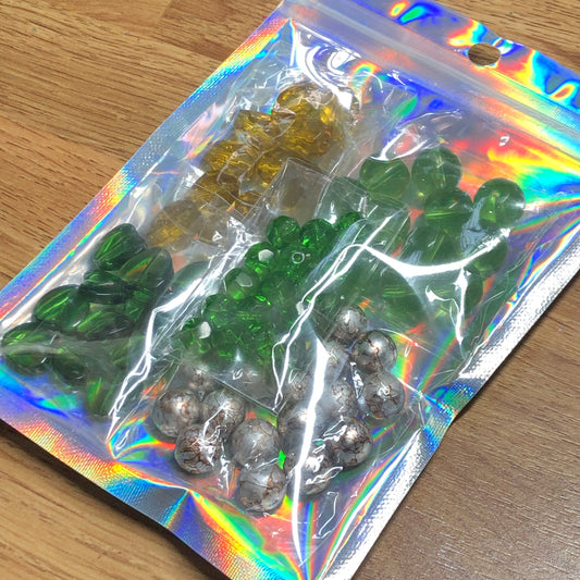 Green and Yellow bead bundle pack 02