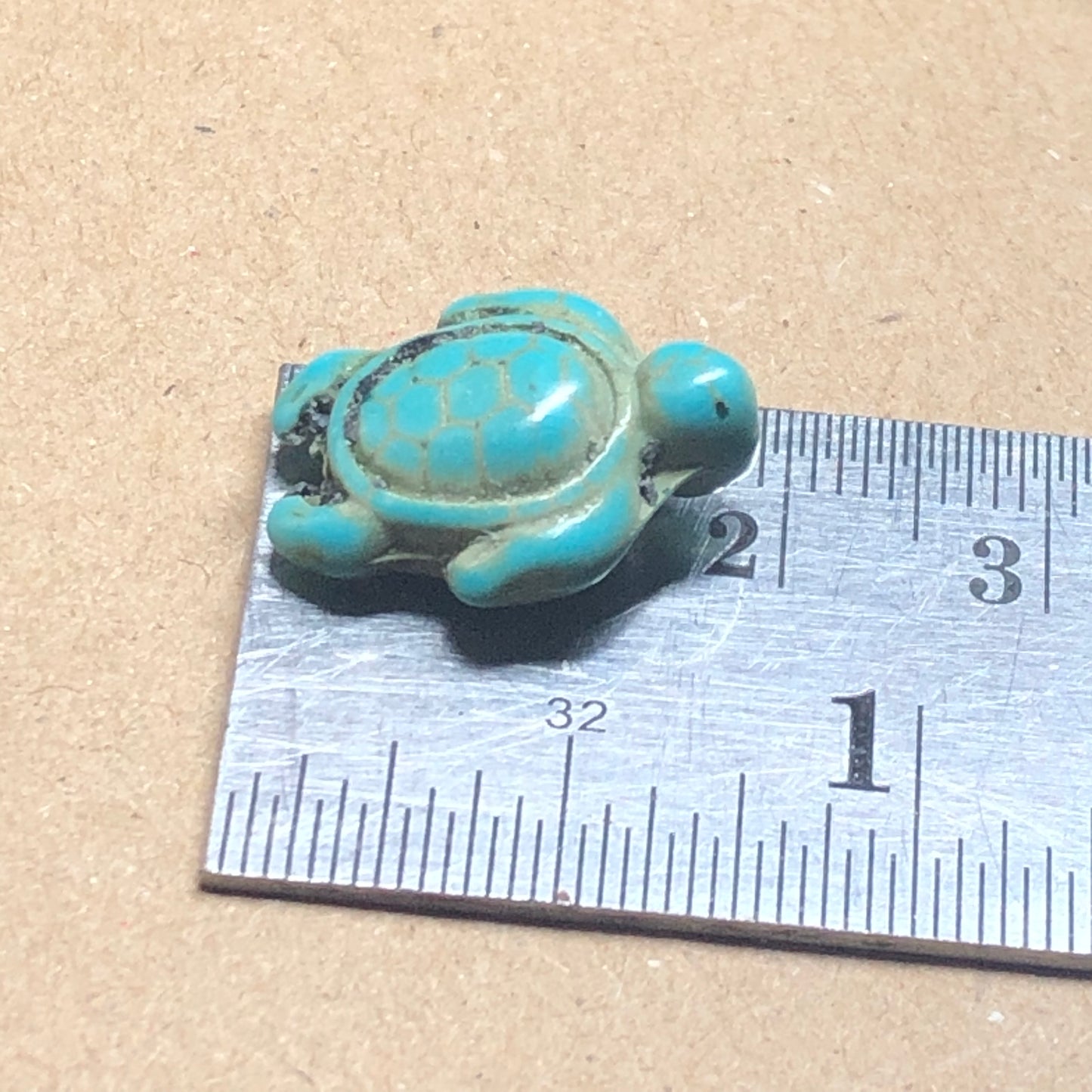 Turquoise Howlite turtle beads