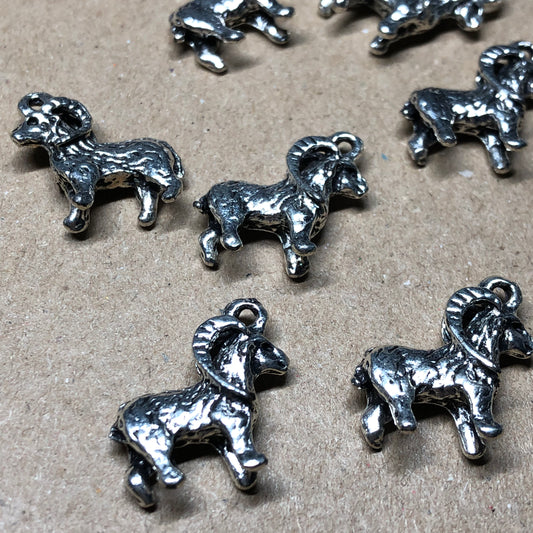 Ten goat Aries charms