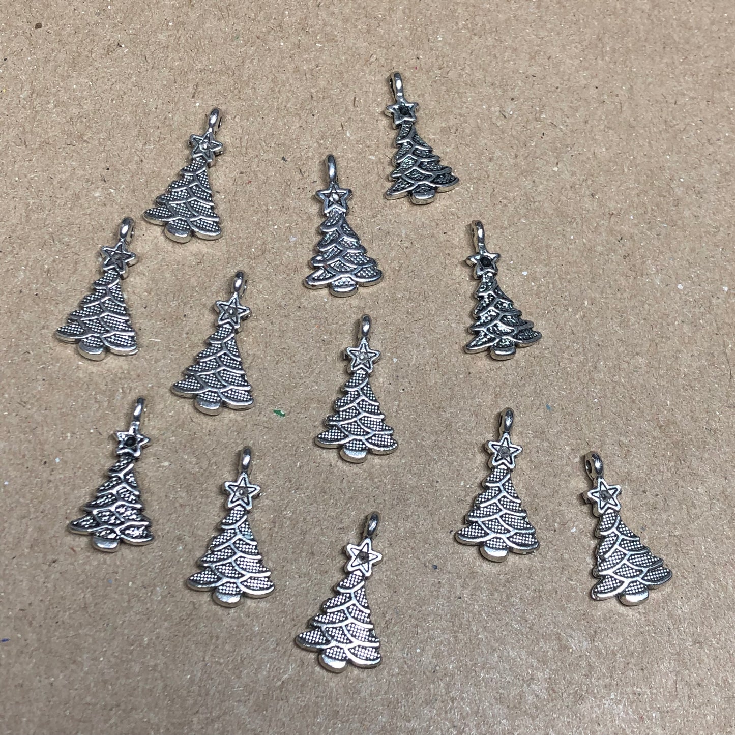 Twelve Christmas tree charms