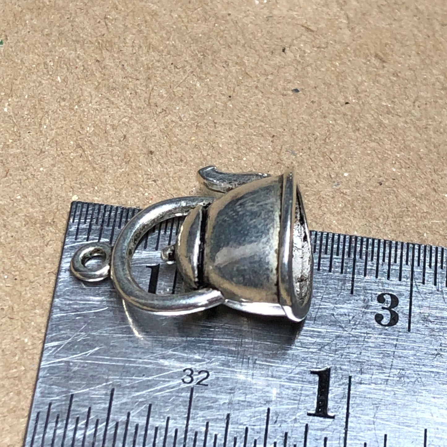 Six teapot kettle charms