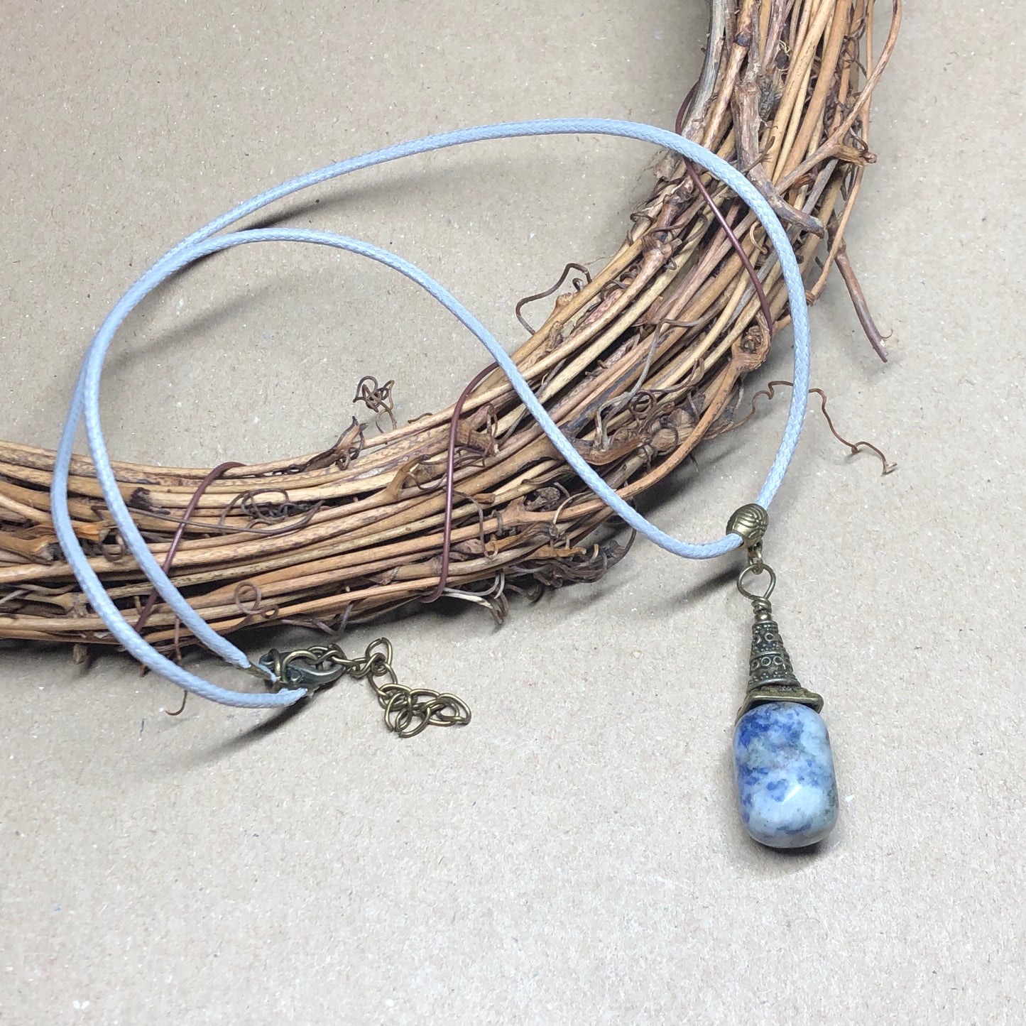 Sodalite handmade necklace gift set