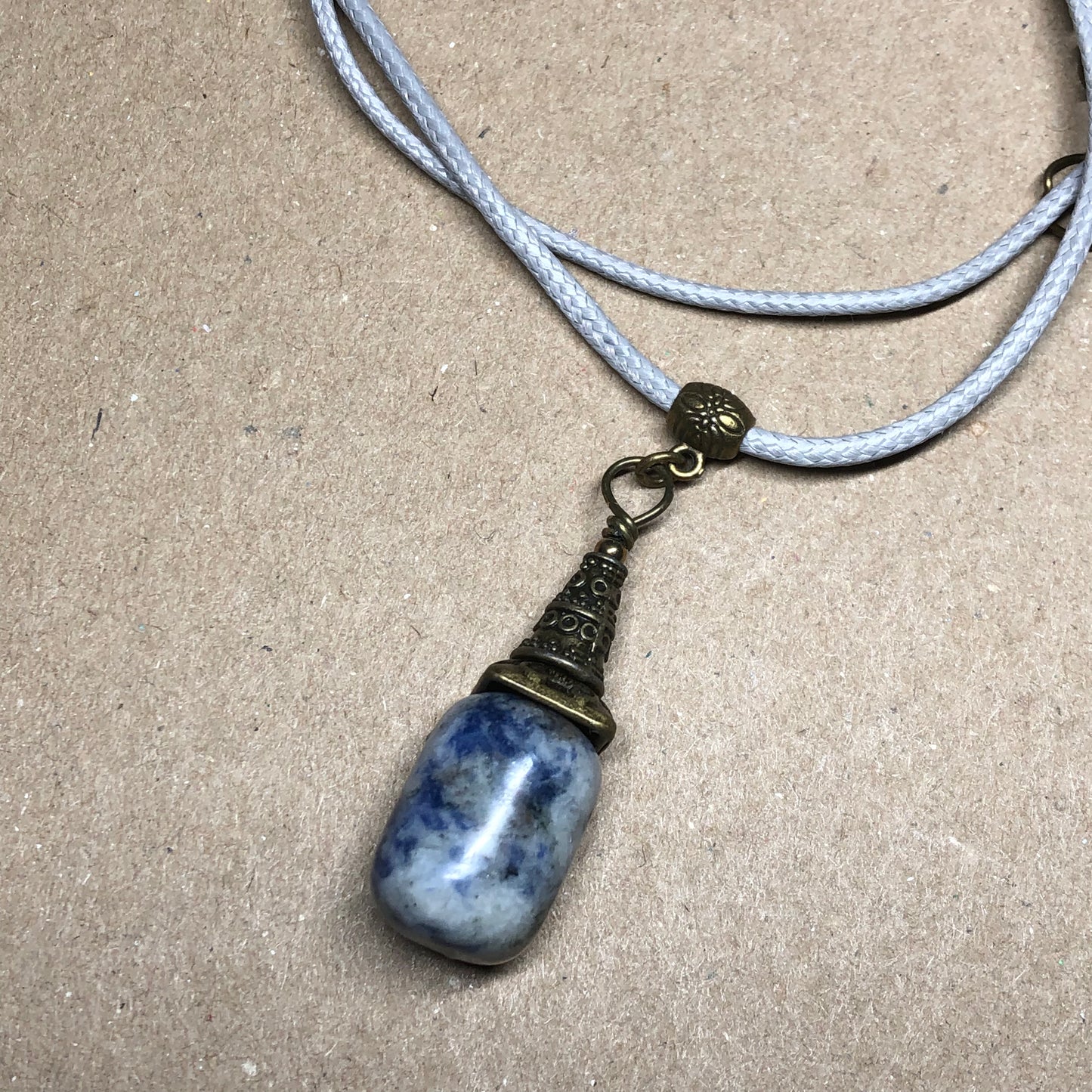 Sodalite handmade necklace gift set