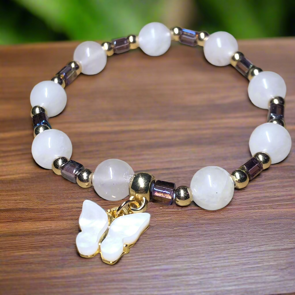 Snowy Flutters elasticated bracelet