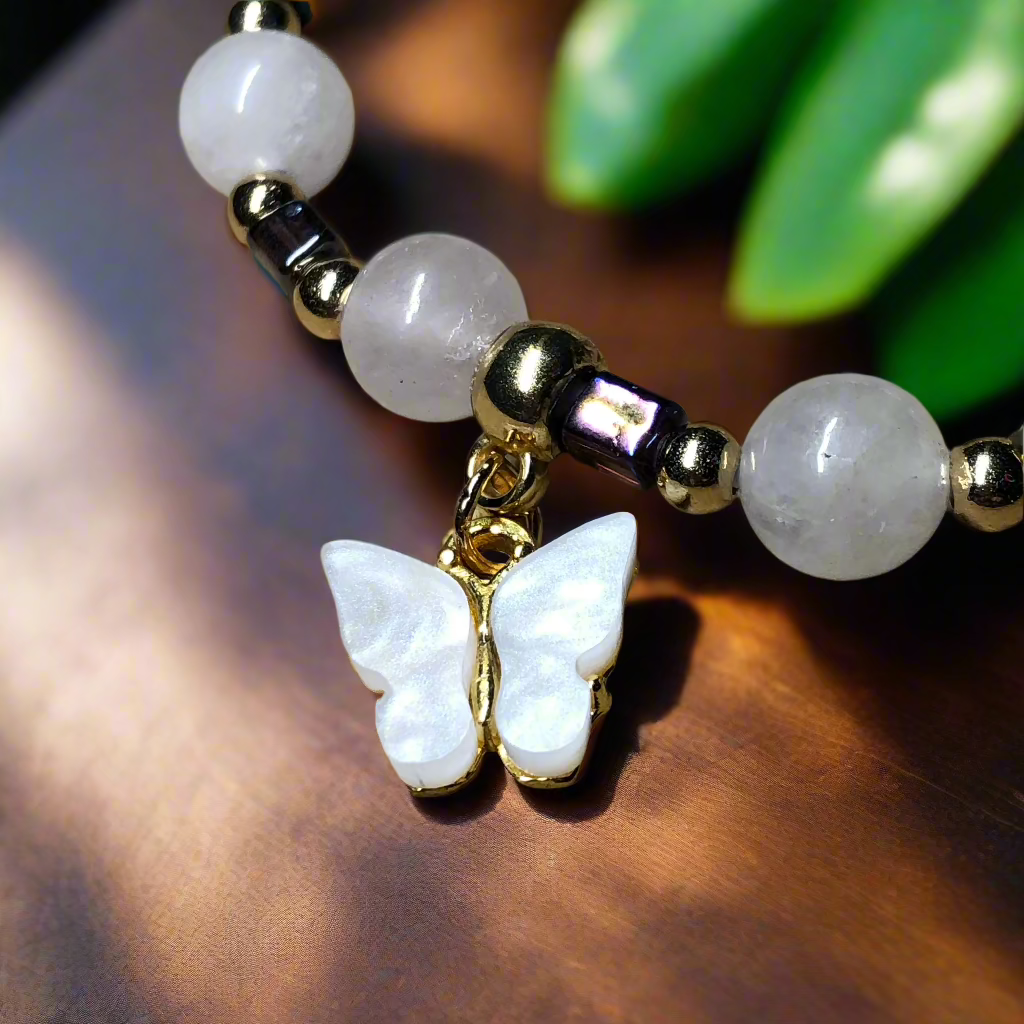 Snowy Flutters elasticated bracelet