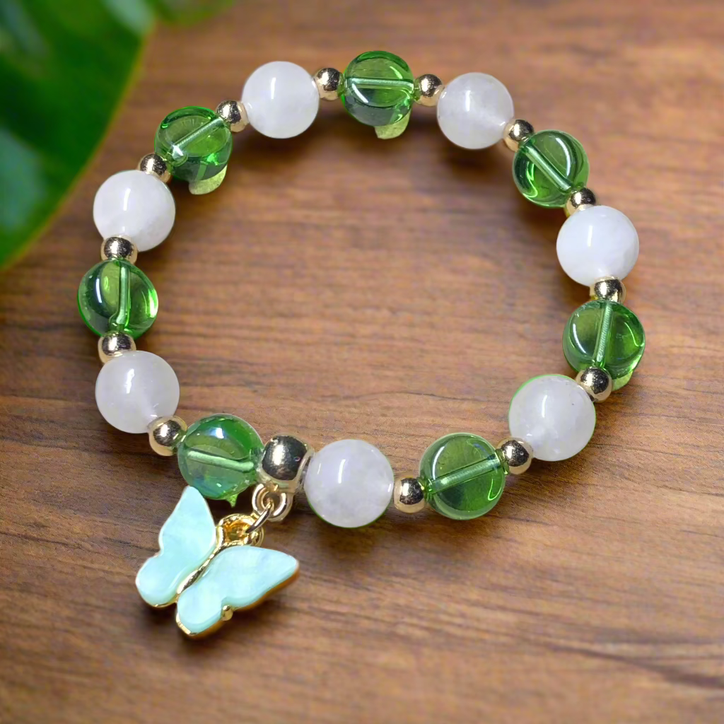 Mint Flutters elasticated bracelet