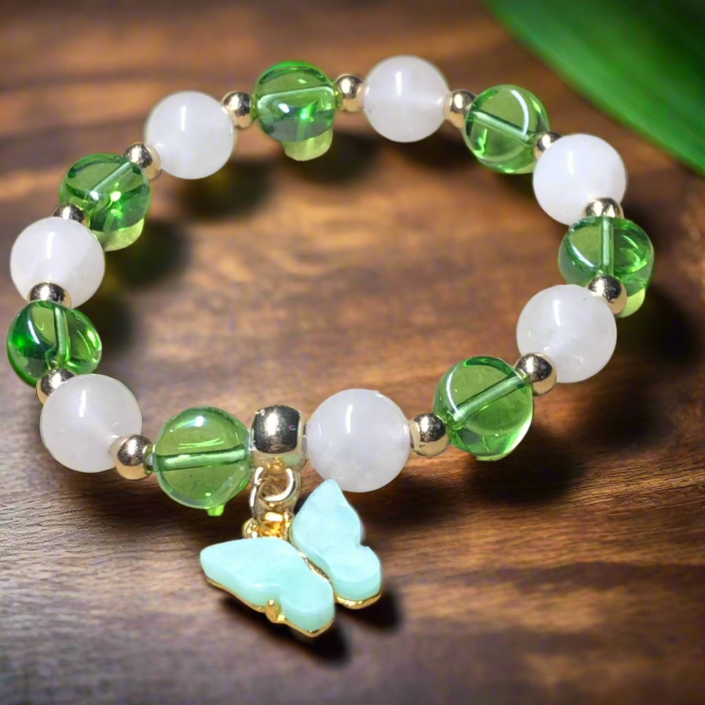 Mint Flutters elasticated bracelet