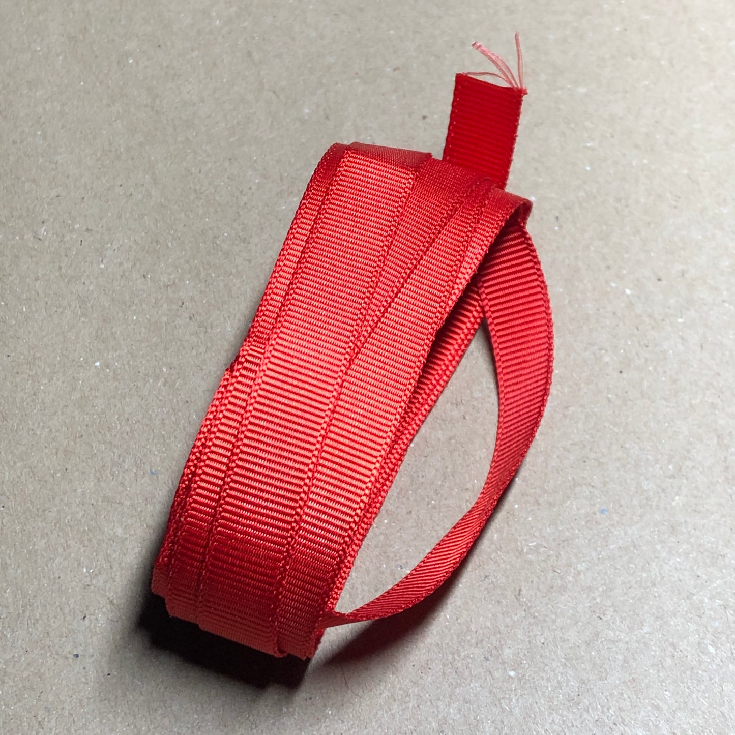 Red grosgrain ribbon 134cm