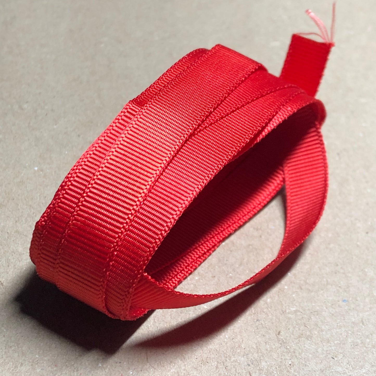 Red grosgrain ribbon 134cm