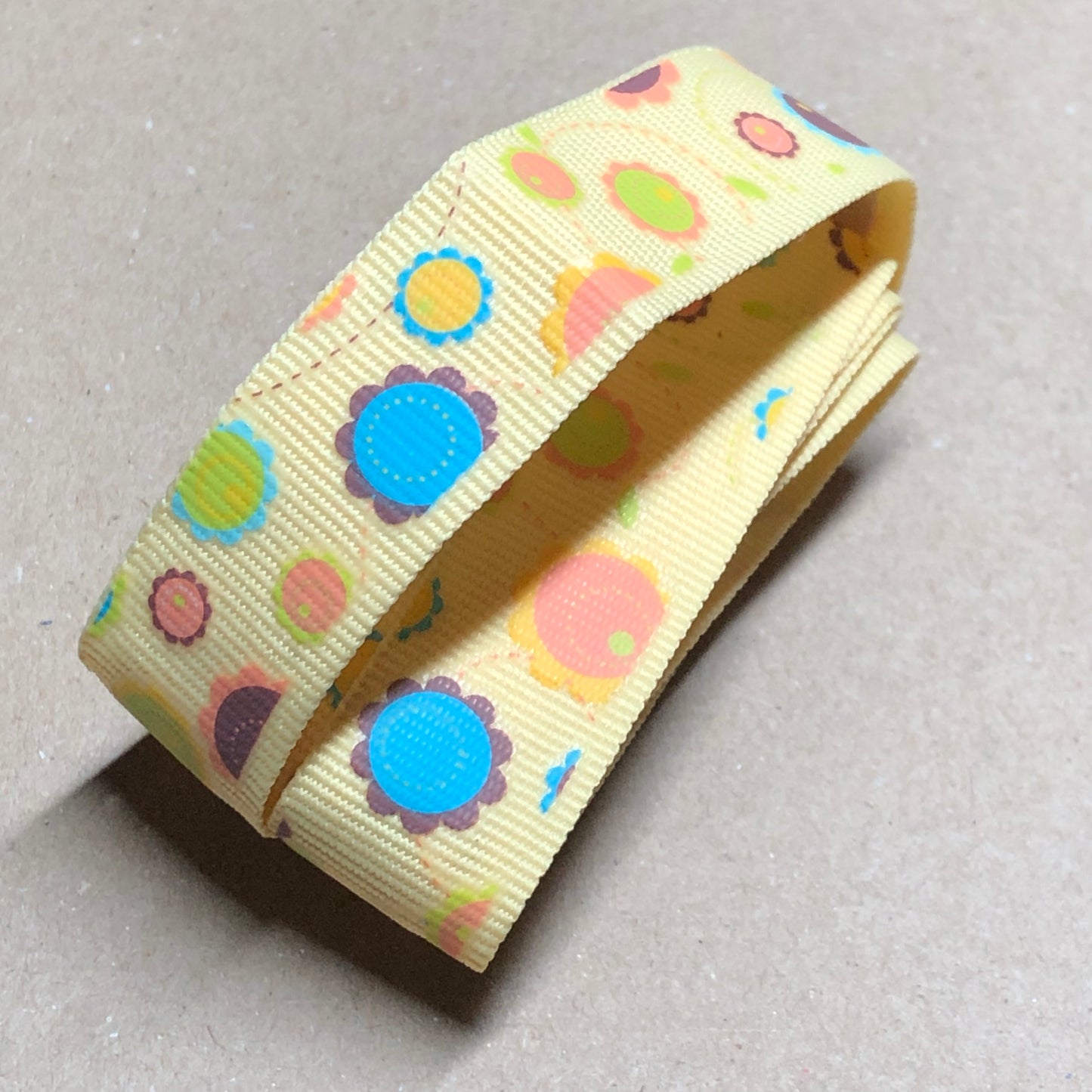 Yellow flower adhesive ribbon 73cm