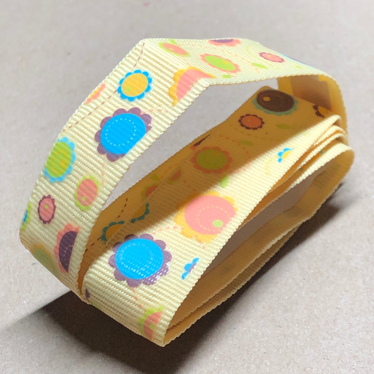 Yellow flower adhesive ribbon 73cm