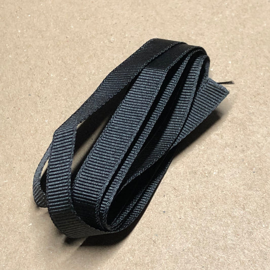 Black grosgrain ribbon 92cm