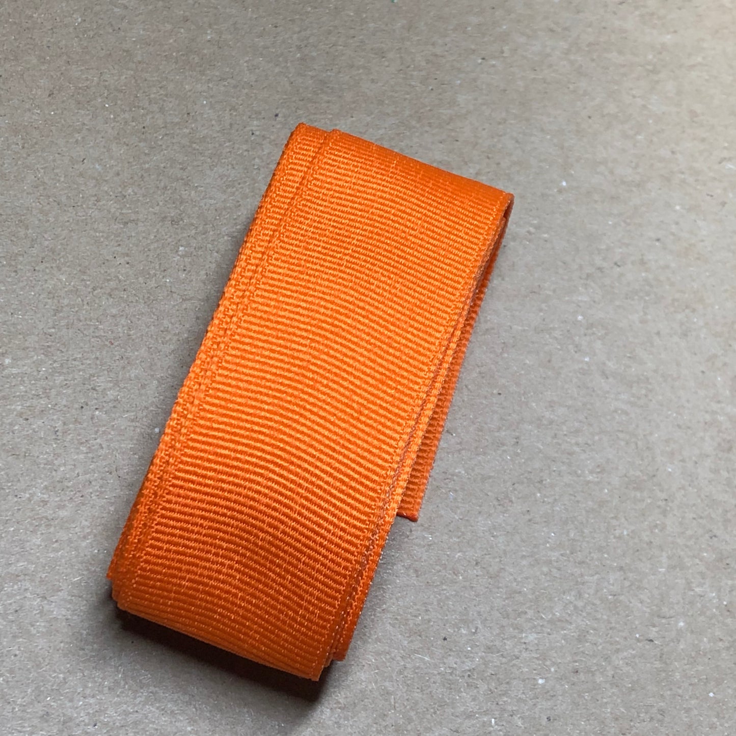 Orange grosgrain ribbon 92cm