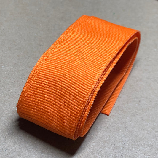 Orange grosgrain ribbon 92cm