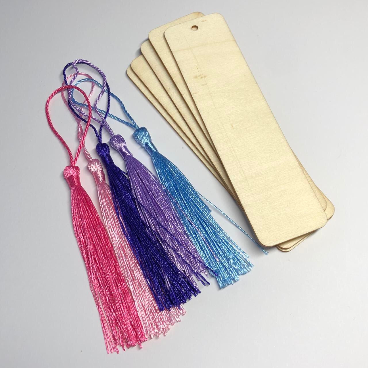 Spring coloured wooden bookmark kit