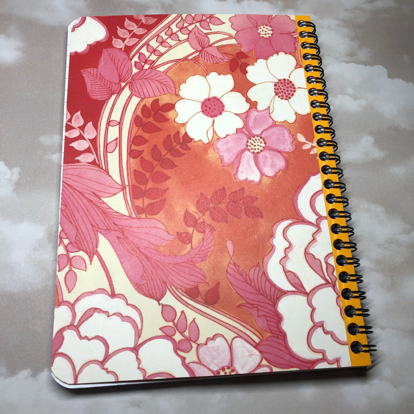 Hand decorated upcycled notebook - Stronger