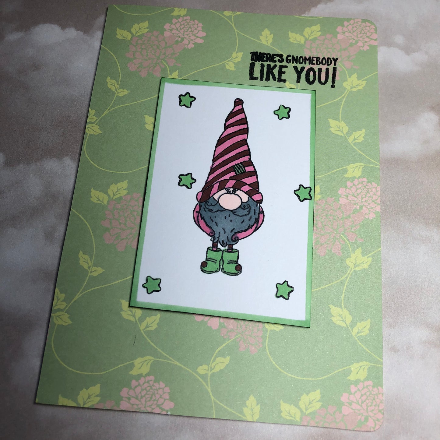 Gnomebody love card greeting card