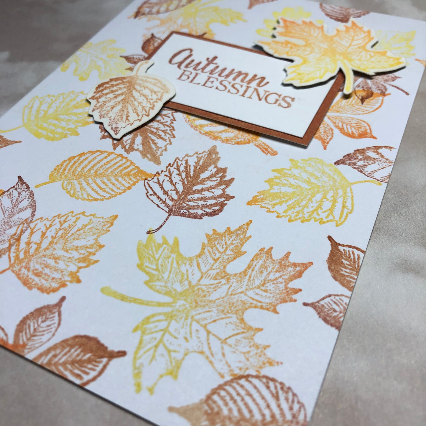 Autumn Blessings greeting card