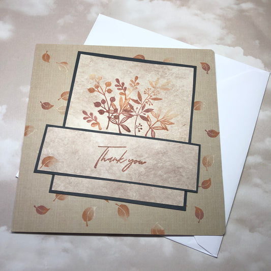 Thank You Card greeting card