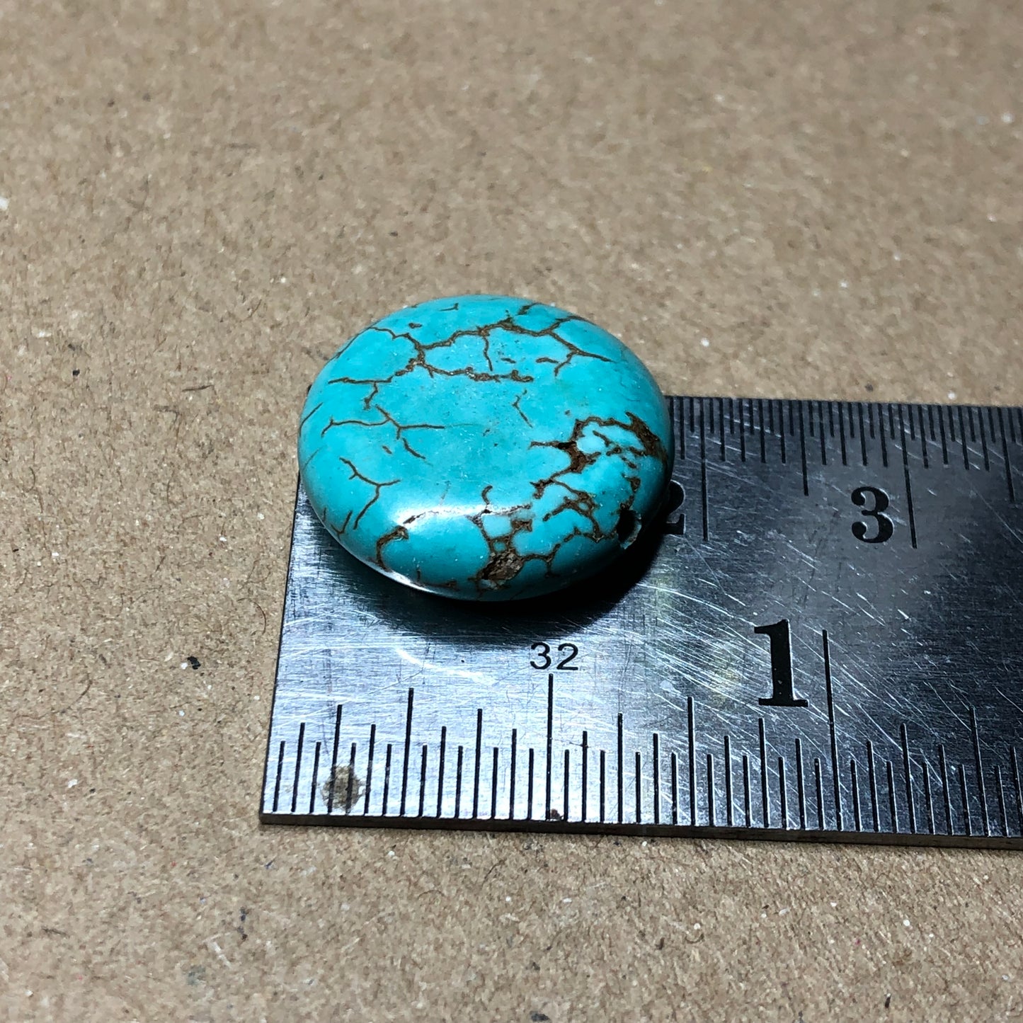 Turquoise coin beads